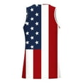 thumbnail image 7 of Cmfcve Men's Stars Stripes Tank Top Sleeveless Crew Neck Patriotic Shirt Independence Day Breathable Vintage Vest, 7 of 7