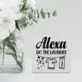 thumbnail image 5 of Zomyto 5"x5" Country Laundry Room Wood Box Sign Decor Desk Sign Alexa Do the Laundry Wooden Box Block Sign, 5 of 5