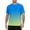 Blue, variant on Men's Athletic T-Shirt Dry Fit Workout Gym Shirt Sun Protection Performance Moisture Wicking Running Short Sleeve T-shirt,Blue (XXL)