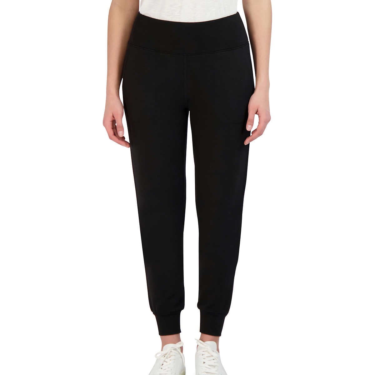 Sage Collective Women's Super Soft All Day Jogger, Black Large