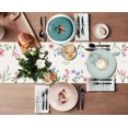thumbnail image 6 of Spring Floral Table Runner, Seasonal Summer Flower Table Runners for Kitchen Coffee Table Family Dinners Holiday Parties Wedding Events Decor(13x72 inch), 6 of 6