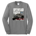 thumbnail image 2 of Wild Bobby, Ford Offroad Machine Classic Built Tough 4x4 Off Road, Cars and Trucks, Men Long Sleeve Shirt, Heather Grey, Small, 2 of 4