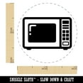 thumbnail image 2 of Microwave Kitchen Appliance Rubber Stamp for Scrapbooking Crafting Stamping - Mini 1/2 Inch, 2 of 7