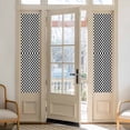 thumbnail image 2 of Black White Plaid Window Privacy Film, Modern Buffalo Check Gingham Art Static Cling UV Sun Blocking Heat Control Window Tint Day and Night, Non-Adhesive One Way Windows Privacy Cover 17.7''x78.7'', 2 of 7