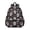 Skull and Bow, variant on Moth and Skeleton Gothic Pattern Backpack for School, Cute School Bag with Adjustable Shoulder Straps and Padded Back, 13.4"x11"x4.7"