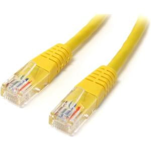 - StarTech 10ft Molded Cat5e UTP Patch Cable - Yellow