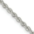 thumbnail image 3 of Silver D.C 2.50-mm Solid Twisted Rope Chain, 3 of 5