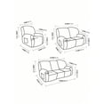 thumbnail image 3 of Recliner Slipcovers Geometric Pattern Beige Full-package Sofa Cover Couch & Sofa Decor, 3 of 5