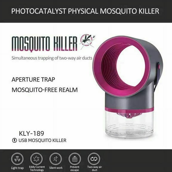 Safe Electric Mosquito Killer Lamp Indoor Fly Bug Insect Zapper Trap LED Light