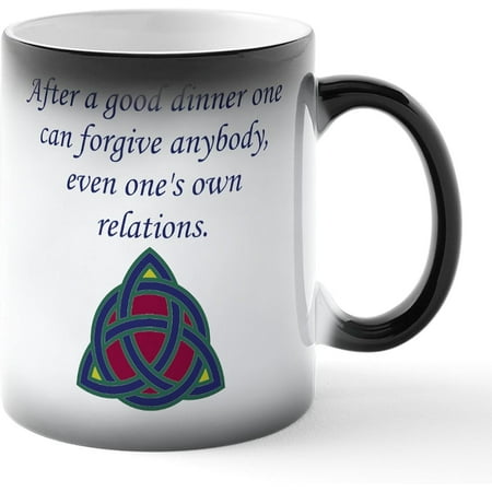 

After A Good Dinner Family Quote Ceramic Magic Mug Coffee Tea Cup 11 oz