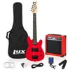 LyxPro Beginner 30” Electric Guitar & Electric Guitar Accessories for Kids, Red