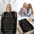 thumbnail image 5 of Birthday Gifts for Mom,Mom Birthday Gifts from Daughter,Gifts for Mom Birthday,to My Mom Blanket from Son,Lightweight Soft Warm Throw Blankets for Home Office Sofa Gifts for Mom Mother 60"x80", 5 of 6