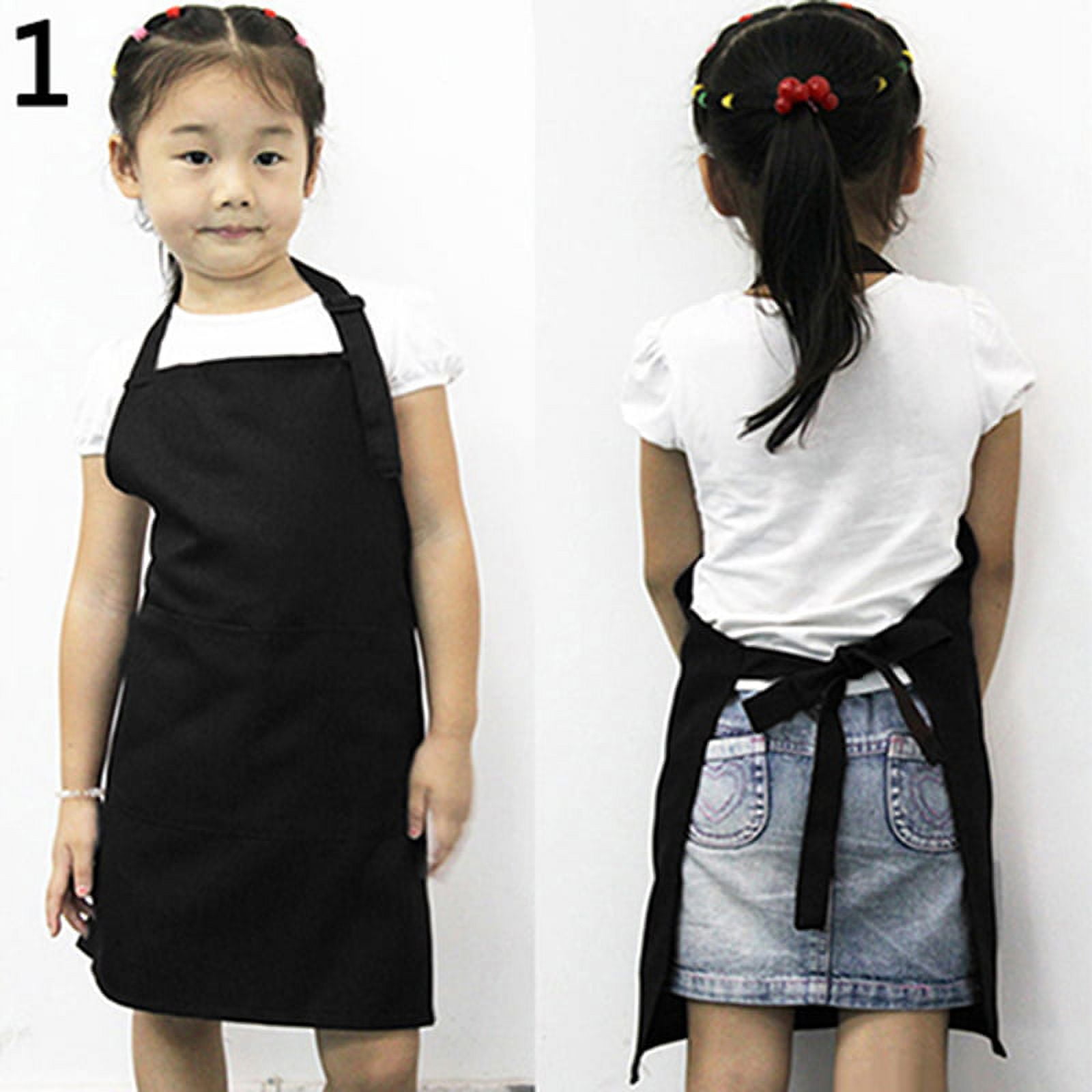 LEGATE13 Colorful With Pocket For Cooking Children Aprons Arts Crafts Kids  Painting Apron Kitchen Bib