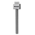 thumbnail image 3 of koolsoo 2xLeather Craft Row Hole Punch Cutter Tool Stitching DIY 8mm Space 4 Prong 2 Pcs, 3 of 7
