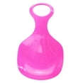 thumbnail image 4 of Trineo de nieve, trineo deslizante de hierba, tabla de esquí, trineo resistente al desgaste, trineo de descenso con mango para trineo de , Rosa, 4 of 8
