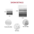 thumbnail image 6 of Black White Ombre Hand Towels Set,Waffle Weave Kitchen Towels 3 Pieces,Vintage Minimalism Abstract Stripes Microfiber Hair Face Bath Tea Towel Absorbent Quick Drying Cleaning Dish Cloths,15.7"x23.6", 6 of 7
