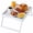 White, variant on Artmeer Bamboo Bed Tray Table with Foldable Legs Breakfast Serving Tray Laptop Desk for Sofa Bed Eating Working, Natural