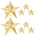 thumbnail image 1 of KAKOWELY 8 pines de solapa con insignia de estrella para decoración de disfraces, para chaquetas, abrigos, trajes, suéteres, bolsos y sombreros., 1 of 5