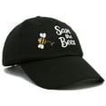 thumbnail image 4 of DALIX Save The Bees Baseball Cap Dad Hat Embroidered Womens Girls in Black, 4 of 6