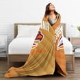 thumbnail image 5 of Susquehanna University Logo Fleece Blanket, Very Soft Microfiber Flannel Blanket for Couch Warm and Cozy for All Seasons, 5 of 6