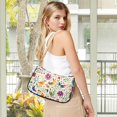 thumbnail image 5 of FORMRS Womens Shoulder Bag with Chain Strap Clutch Purse Cute Tote Handbag, Purple Cartoon Animals, 5 of 7