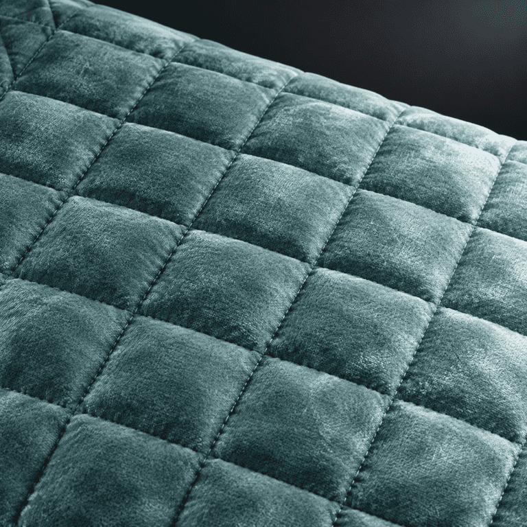 Box Quilt Set Full Queen Size Aqua Green - Walmart.com