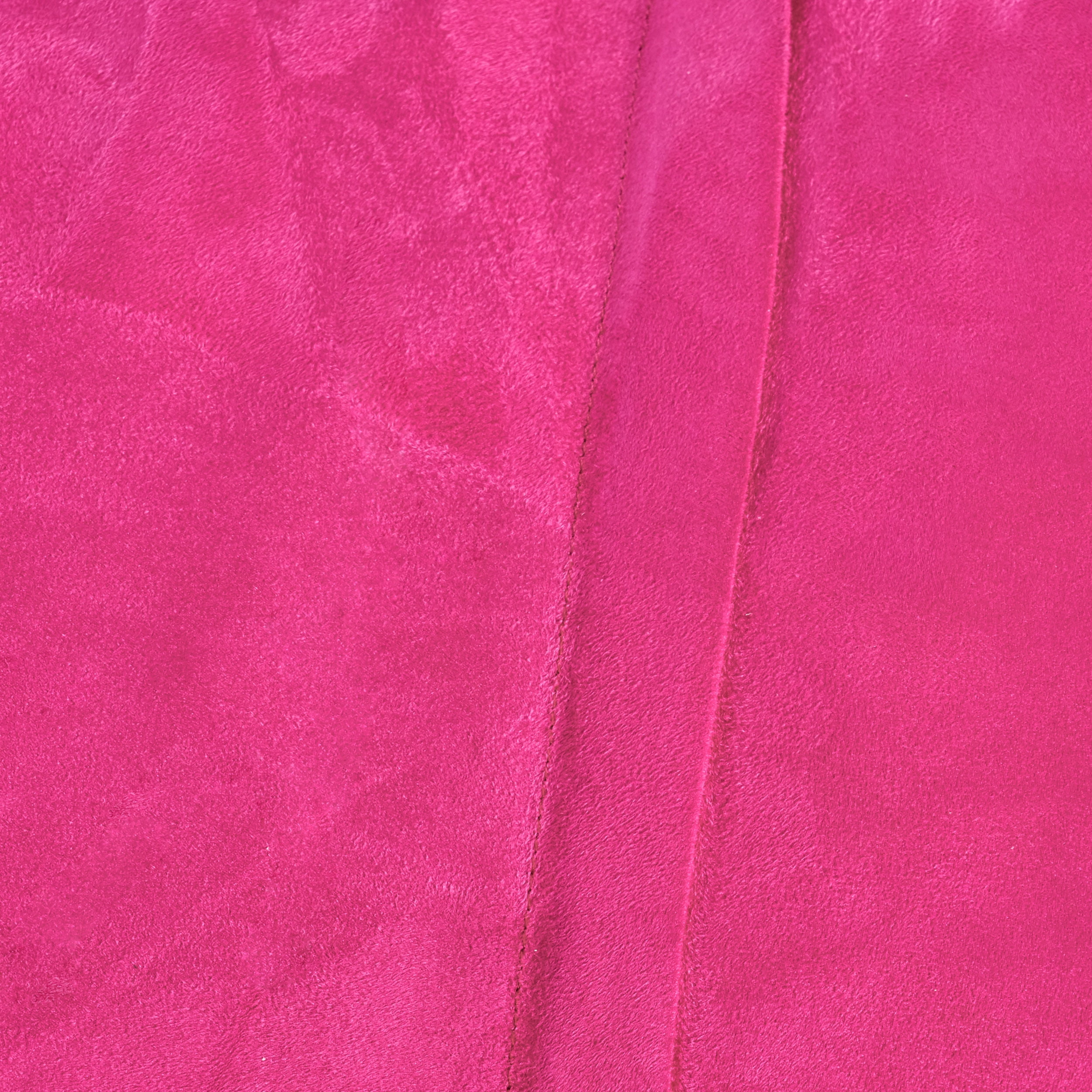 Michael 4ft Cylindrical Suede Bean Bag Chair - Foam Filled Relaxation for Teens, Adults - Cozy, Fuchsia