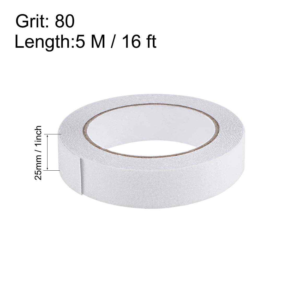 1m Strips 25mm Anti-Slip Tape Black/Yellow Grip Warning Hazard Adhesive 