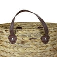 thumbnail image 5 of Northlight Braided Wicker Basket with Handles - 16" - Beige, White and Teal, 5 of 5