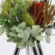 thumbnail image 5 of Arreglo floral de simulación de lujo ligero, forma Irregular, centro de mesa, flores artificiales decorativas, 5 of 8