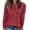 1-17Watermelon Red62, variant on HAYIMI Women Square Neck Ribbed Knit Tops Long Sleeve Slim Fit Soft Stretchy Casual Fall Winter Pullover Shirt Dailywear
