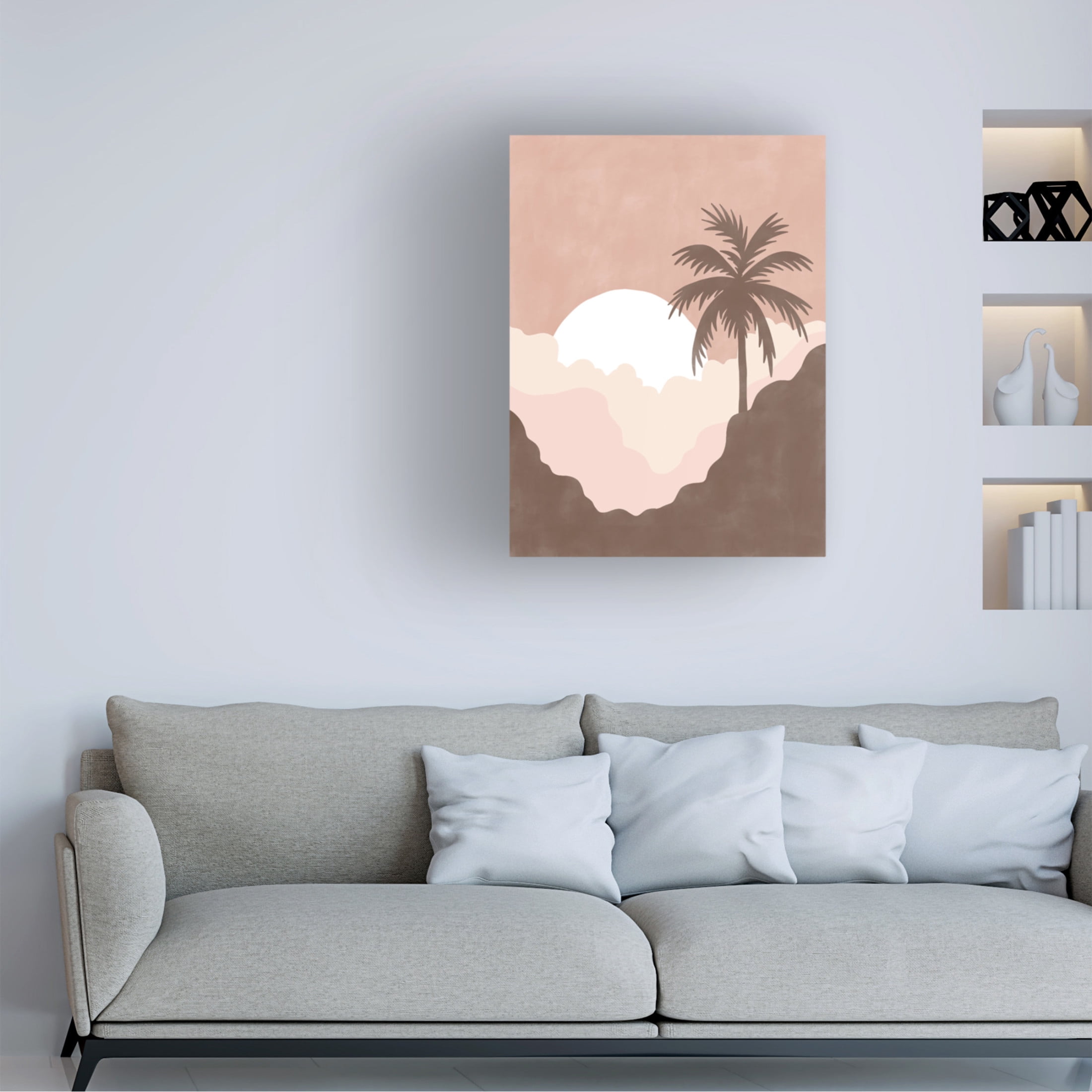 Trademark Fine Art Elena Ristova softpink30 Canvas Wall Art