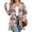 Pink, variant on Women's Fall and Winter Fashion Casual Print Long Sleeve Mid-Length Cardigan Jacket, Christmas Theme for Holiday Season,Purple Pink,XL