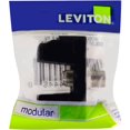 thumbnail image 2 of Módulo Coaxial Leviton Modular Plus Gráfito, 2 of 3