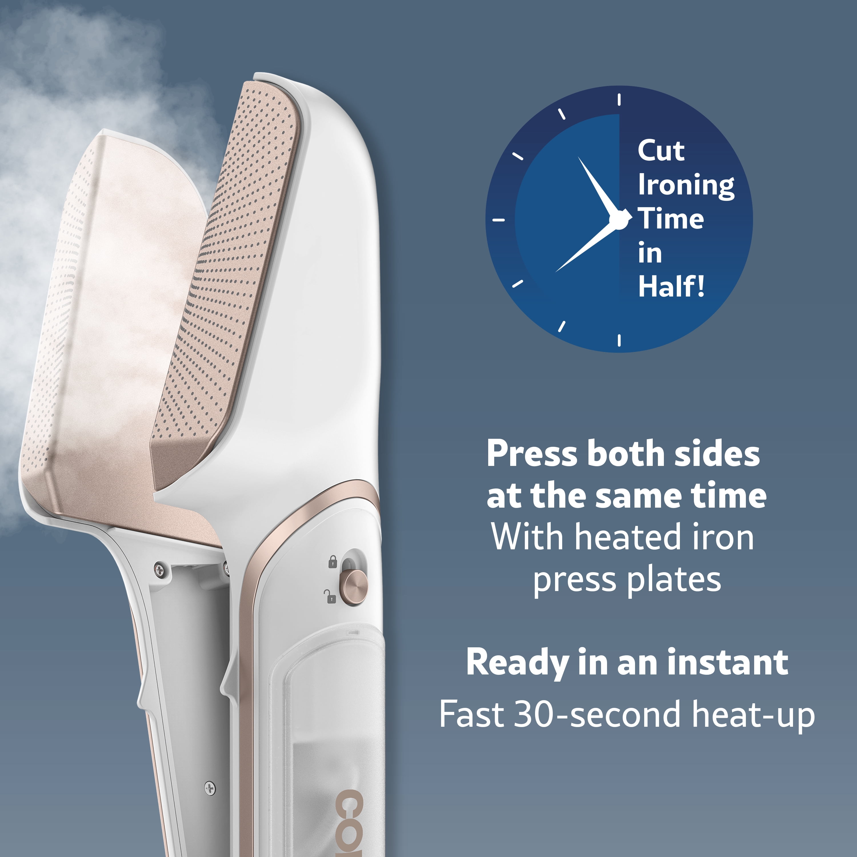 Conair SteamStylist 3-in-1 Garment Steamer, Press, and Iron