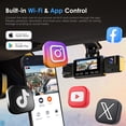 thumbnail image 6 of Rexing 4-Channel Dash Cam with Built-In Motion Sensor, App Control, WiFi, Front Rear & Side Cameras, Vehicle Driving Recorder, 6 of 12