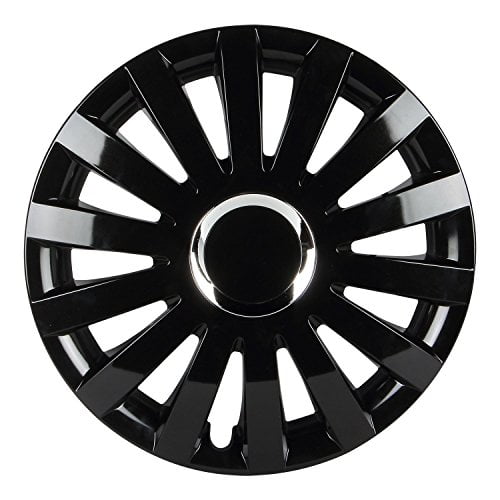 Wheel Cover, 16 Inch Black Performance For Jeep Vw Honda Wheel Cover, Set Of 4