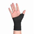 thumbnail image 4 of Compression Gloves For Thumb And Wrist Support 1 Pair Black, 4 of 5