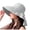 Silver, variant on BYHONG Wide Brim Ponytail Adjustable Beach Hat Sun Hat Sun Hats AG