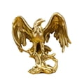 thumbnail image 2 of deevoka Eagle Resin Ornaments Statue Creative Spreading Wing Statue for Bookshelf, 2 of 9