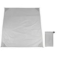 thumbnail image 2 of Sandproof Beach Mat for Travel, Multifunction Convenient To Use Outdoor Pocket Blanket Compact Size  for Parks for Concerts for Family Green,Gray,Blue, 2 of 8
