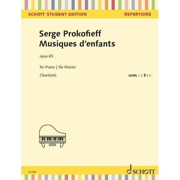 Prokofieff: Musiques d'Enfants Op. 65 for Piano, (Paperback)