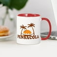 thumbnail image 4 of CafePress - Pensacola Beach Palm Trees Design. Mug - 11 oz Ceramic Mug - Novelty Coffee Tea Cup, 4 of 6