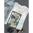 thumbnail image 3 of Tropical Flower Summer Time T-Shirt Women -Image by Shutterstock, Female Small, 3 of 4