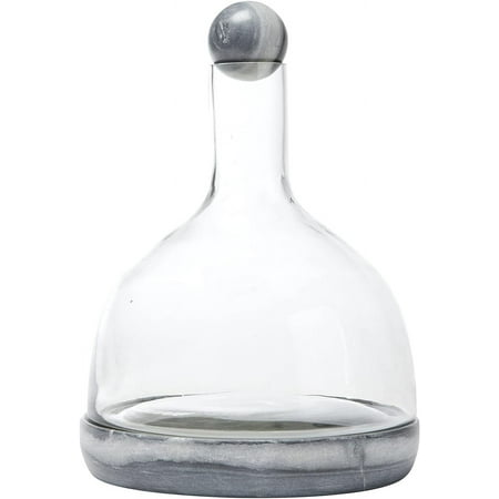 

Table Sugar Marble And Glass Wine Carafe 42-Ounce Grey