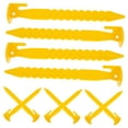thumbnail image 4 of unbranded  12 Pcs Tent Pegs Weights Stakes Heavy Duty Tents for Camping Fences Yellow, 4 of 8