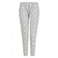 thumbnail image 1 of SF - Pantalones de Estar por Casa Diseño Estrellas para Adultos Unisex (Gris Jaspeado, Blanco), 1 of 1
