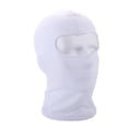 thumbnail image 3 of Máscara facial de pasamontañas, Máscara facial de invierno para hombres y mujeres, Máscara de esquí ligera con calentador de motocicleta para hombres, , Blanco Soledad Ciclismo pasamontañas, 3 of 10