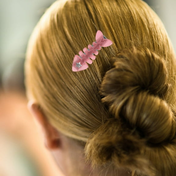 SEWCHICS Hair Accessories for Girls and Women Fish Bone Hairpins 2 Pieces Hair Styling Clips for Costume Events