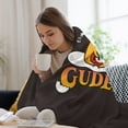 thumbnail image 4 of Sanrio GUDETAMA Throw Blanket Cute Flannel for Boys Girls Men Women, 4 of 7